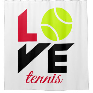 Rideaux De Douche Love tennis
