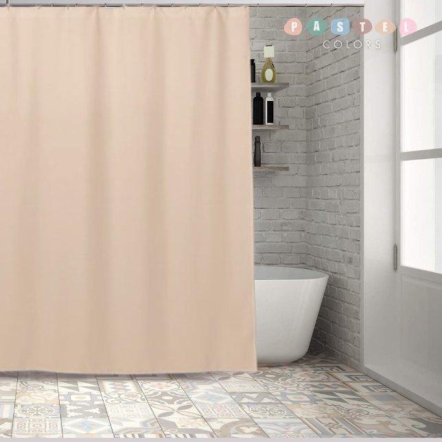 Rideaux De Douche Lumière Douce Solide Jaune Crème Beige Couleur Cit (Solid Soft Light Lemon Beige Cream Yellow Color Shower Curtain
)