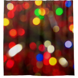 Rideaux De Douche Lumières bokeh abstrait arrière - plan défocabulai