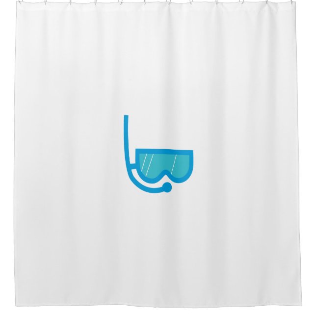 Rideaux De Douche lunettes de natation (Devant)