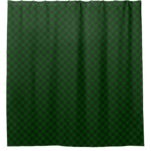 Rideaux De Douche MacLean Tartan vert et noir plaid