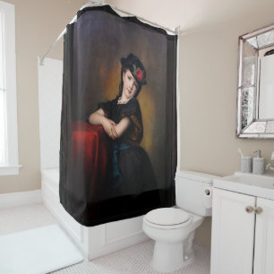 Rideaux De Douche Mädchenporträt par Samuel Baruch Ludwig Halle