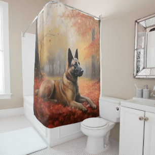 Rideaux De Douche Malinoi belge en automne Leaves Fall Inspire