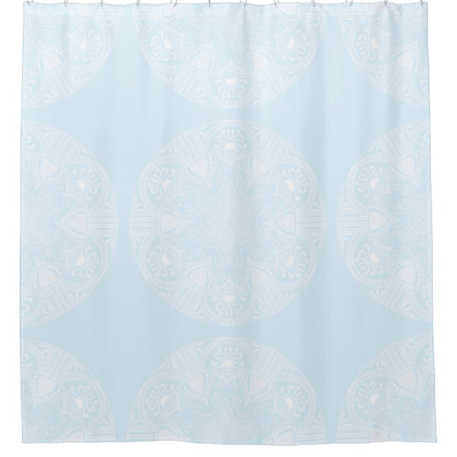 Rideaux De Douche Mandala arctique (Devant)