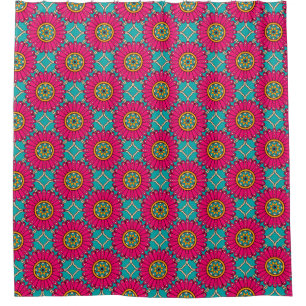 Rideaux De Douche Mandala coloré