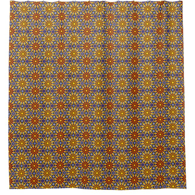 Rideaux De Douche Mandala du Soleil Céleste (Devant)