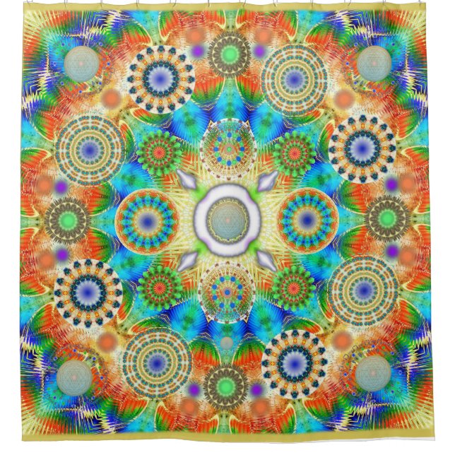 Rideaux De Douche Mandala Multi Verse (Devant)