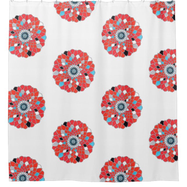 Rideaux De Douche Mandala Shower curtain  (Devant)