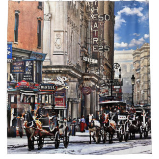 Rideaux De Douche Manhattan NY – Long Acre Square New York c1905