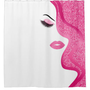Rideaux De Douche Maquillage avec effet parties scintillant