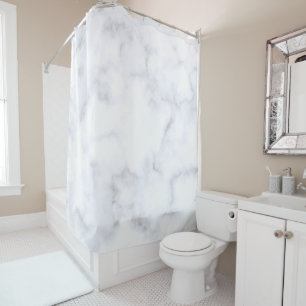 Rideaux De Douche Marbre blanc