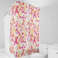 Marbre rétro Abstrait Motif rose jaune rouge