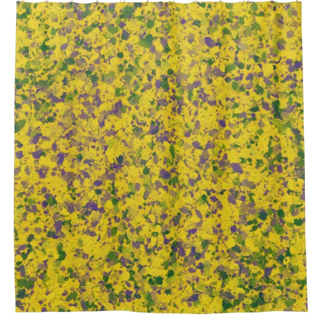 Rideaux De Douche Mardi Gras Oil Abstrait (Devant)