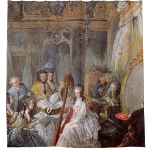 Rideaux De Douche Marie Antoinette Dans Sa Chambre À Versailles