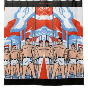 Rideaux De Douche Marquage des garçons