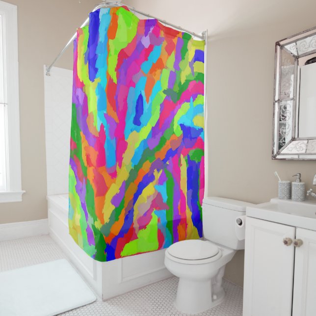 Rideaux De Douche Marqueur magique (En situation)