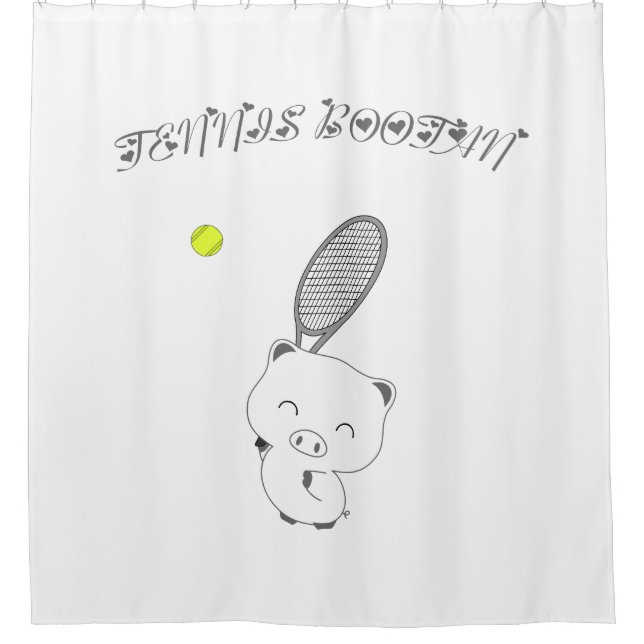 Rideaux De Douche Mash de tennis (Devant)