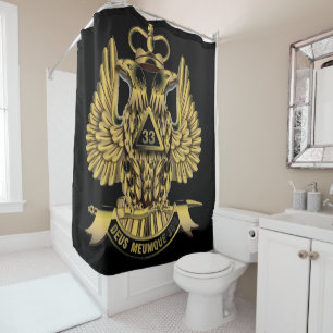 Rideaux De Douche MASONS DU 33e DEGRÉ