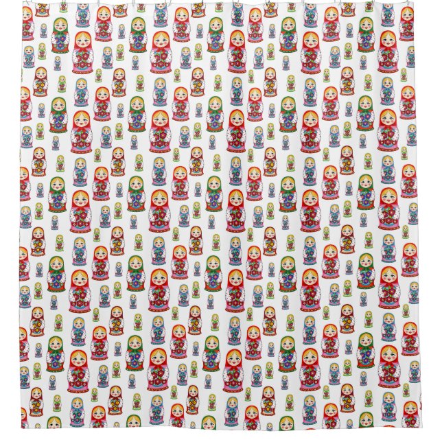 Rideaux De Douche Matreshka (Devant)