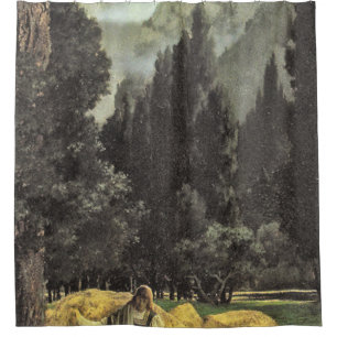 Rideaux De Douche Maxfield Parrish - Poet's Dream (1901)