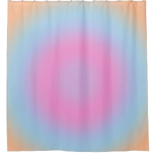 Rideaux De Douche Méditation Pastel Gradient Ombre coloré Aura
