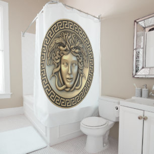 Rideaux De Douche Medusa d'or