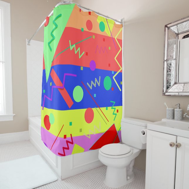 Rideaux De Douche Memphis No. 65 (En situation)