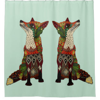 Rideaux De Douche menthe d'amour renard