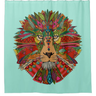 Rideaux De Douche menthe de lion