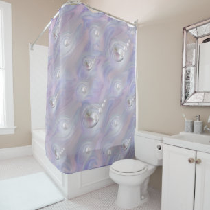 Rideaux De Douche Mère des perles donnant naissance à une perle