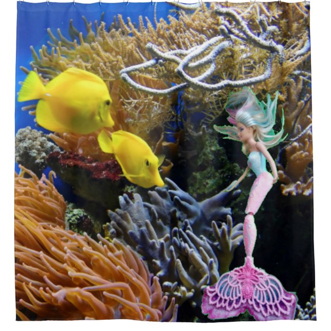 Rideaux De Douche Mérmaid Célèbre (Devant)