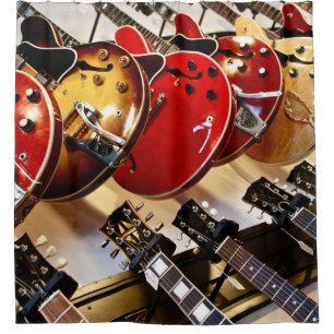 Rideaux De Douche Merveilleuse guitare acoustique