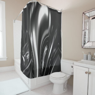 Rideaux De Douche Métal argenté