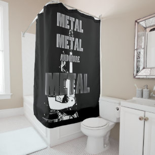 Rideaux De Douche Métal, Métal Et Plus De Métal