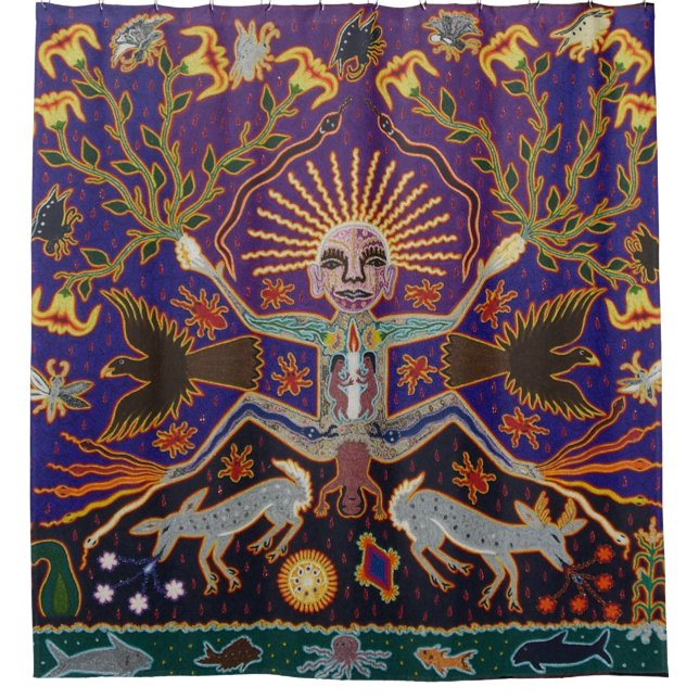 Rideaux De Douche Mexique Mexique Mexique Maya Aztec LatinX Hispaniq (Devant)