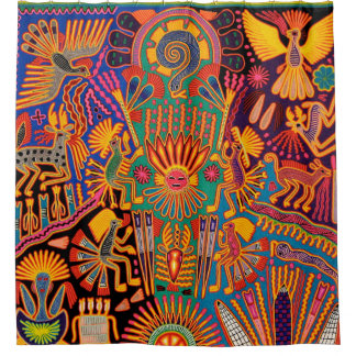 Rideaux De Douche Mexique Mexique Mexique Maya Aztec LatinX Hispaniq