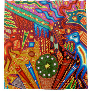 Rideaux De Douche Mexique Mexique Mexique Maya Aztec LatinX Hispaniq