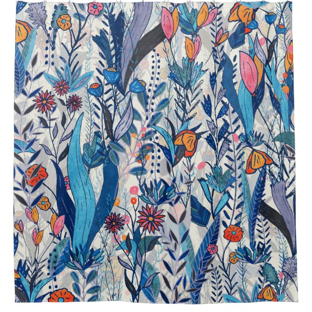 Rideaux De Douche Midnight Bloomscape (Devant)