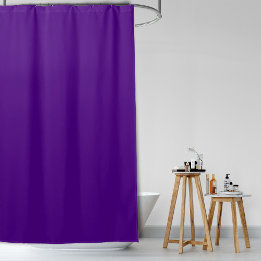 Rideaux De Douche Mini minimaliste branché Indigo violet unicolore