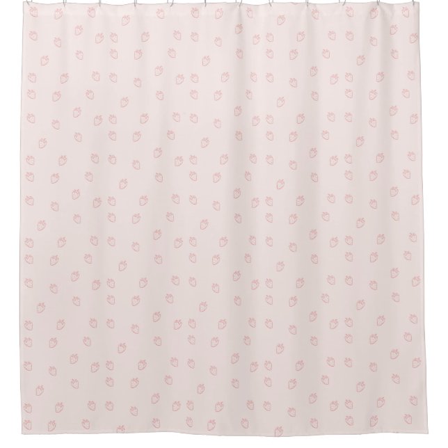 Rideaux De Douche Minimalisme de la Fraise (Devant)