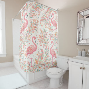 Rideaux De Douche Mirage Flamant Rose
