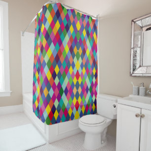 Rideaux De Douche Mode motif Colorful - Housse de printemps moderne