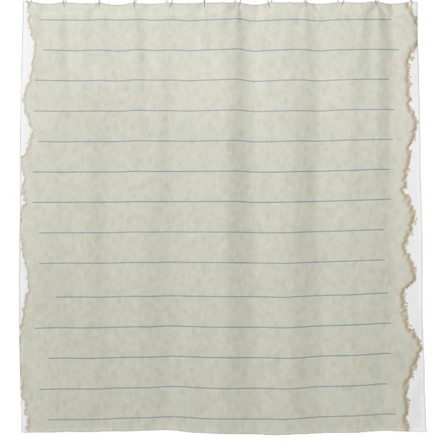 Rideaux De Douche Modèle de lignes de texture d'écriture papier (Devant)