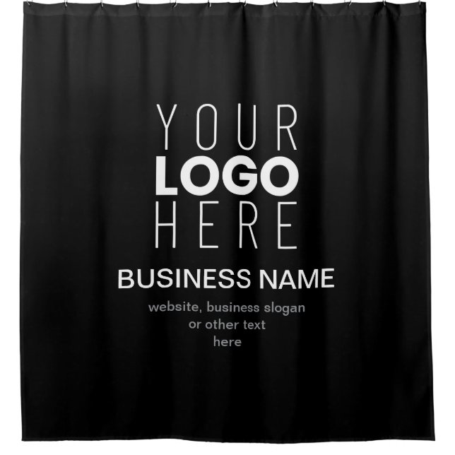 Rideaux De Douche Modèle simple moderne pour le logo de votre entrep (Devant)