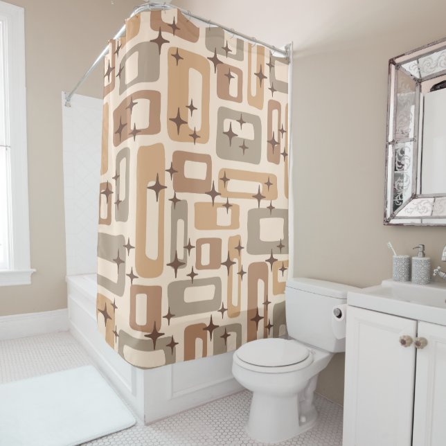 Rideaux De Douche Moderne (En situation)