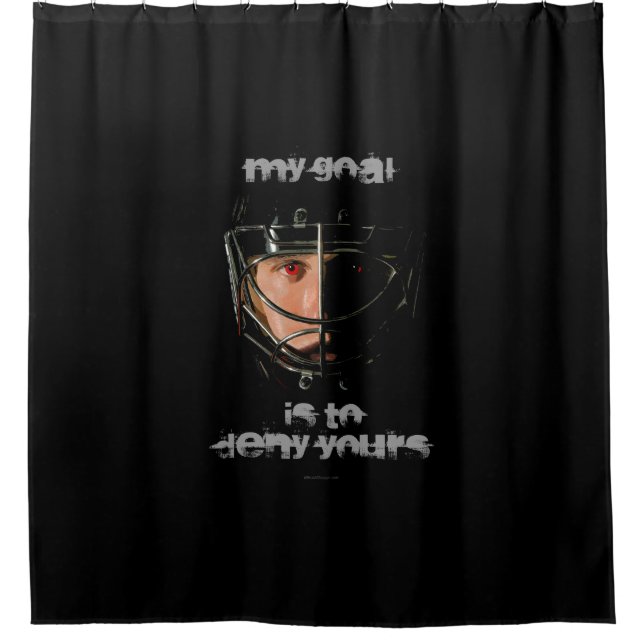 Rideaux De Douche Mon but (gardien de hockey) (Devant)