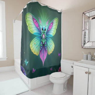 Rideaux De Douche Mondes Enchantés de Imaginaire de fée lunaire