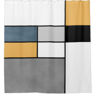 Rideaux De Douche Mondrian inspiré