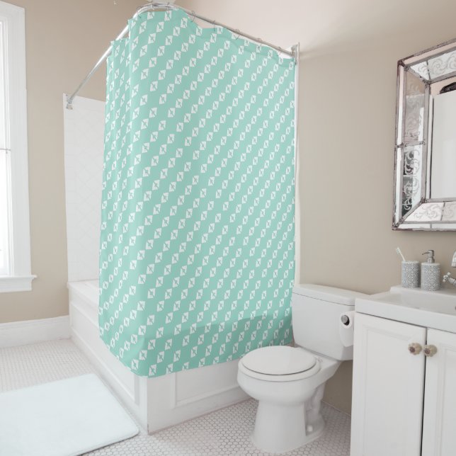 Rideaux De Douche Monnaie dégradée (En situation)