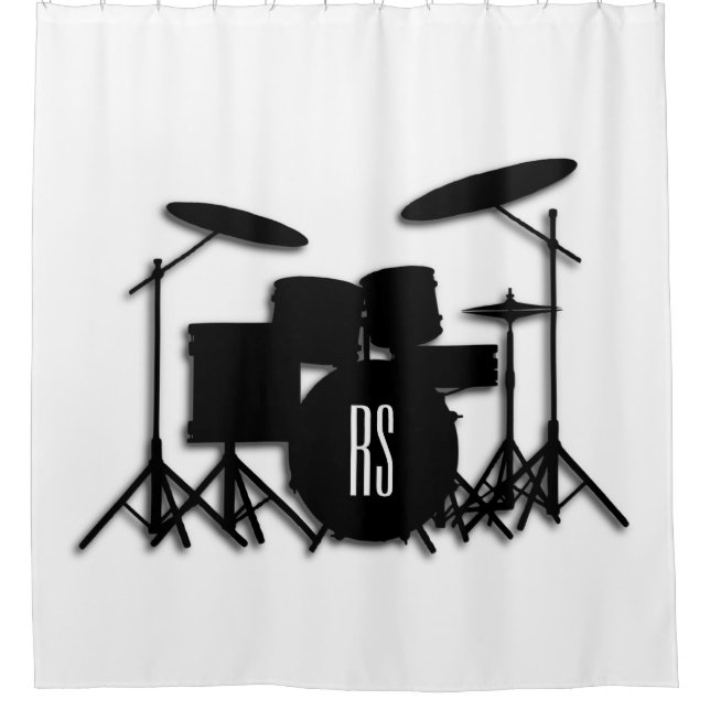 Rideaux De Douche Monogram Drum Set (Devant)